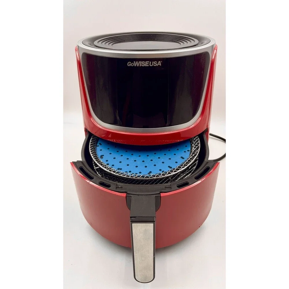 USA GW22965 5 Quart Electric Air Fryer with Digital Touchscreen + Recipe Book...